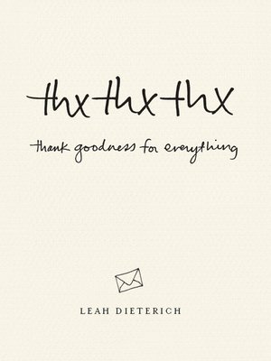 cover image of thxthxthx